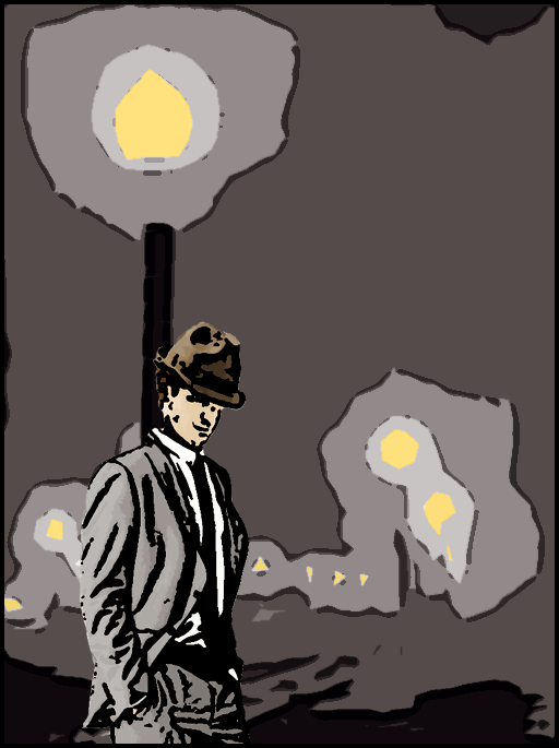 Neal Waiting For Elizabeth Noir-Style